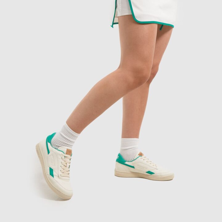 Women's SAYE shoes in Green and White