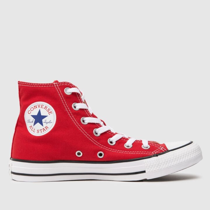 Red Converse All Star Hi