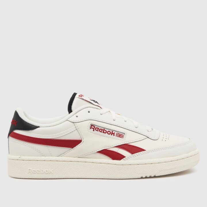 Red and white Reebok Classic Club C