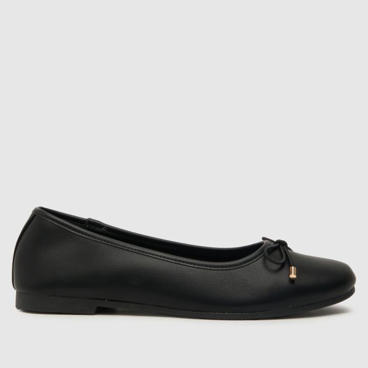 schuh
leanne ballerina flat shoes in black