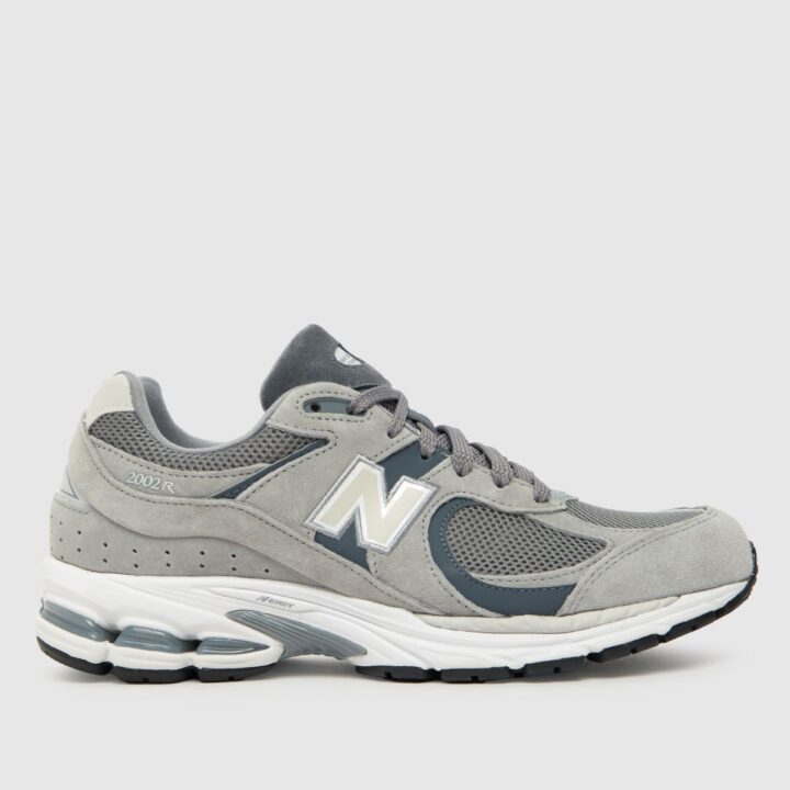 Picture of New Balance 2002r in white and grey for men.