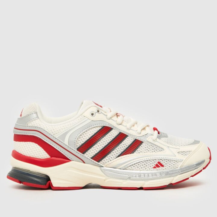 adidas Spiritain 2000 womens in white and red.