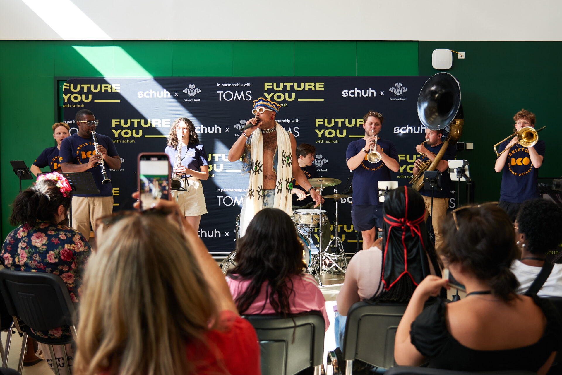 Performance by band at the Future You Event