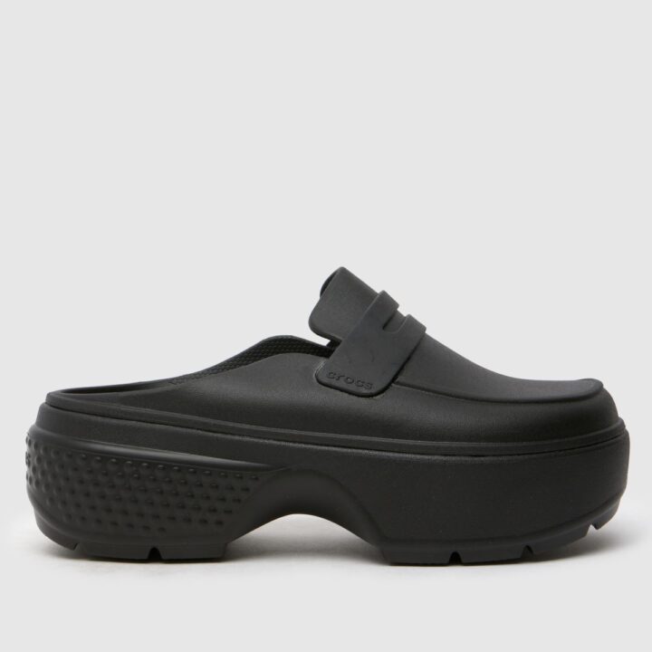 crocs loafers for men in black