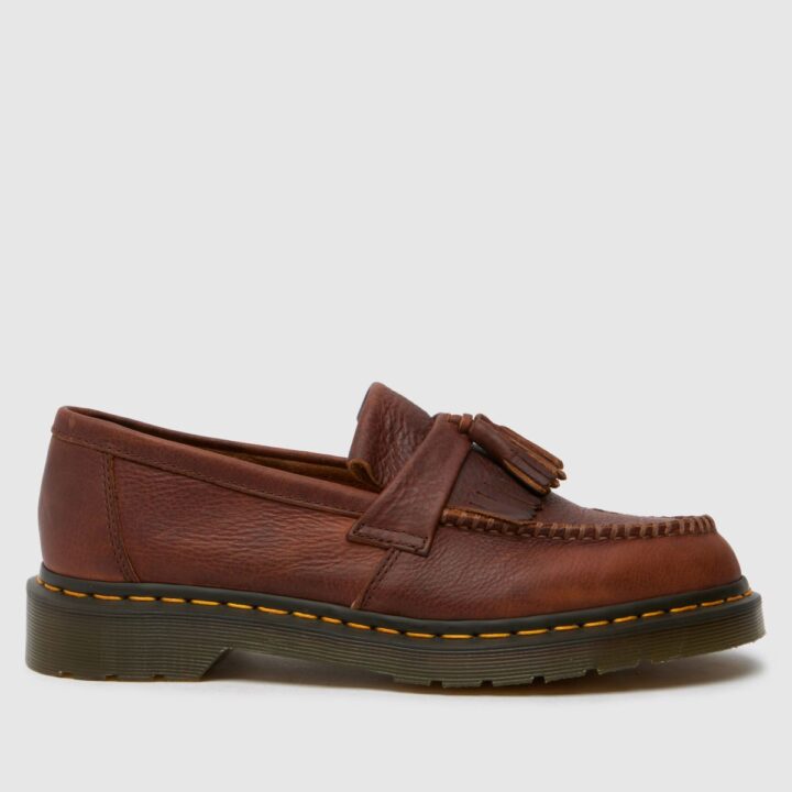 mens dr martens adrian tassel loafer-in burgundy
