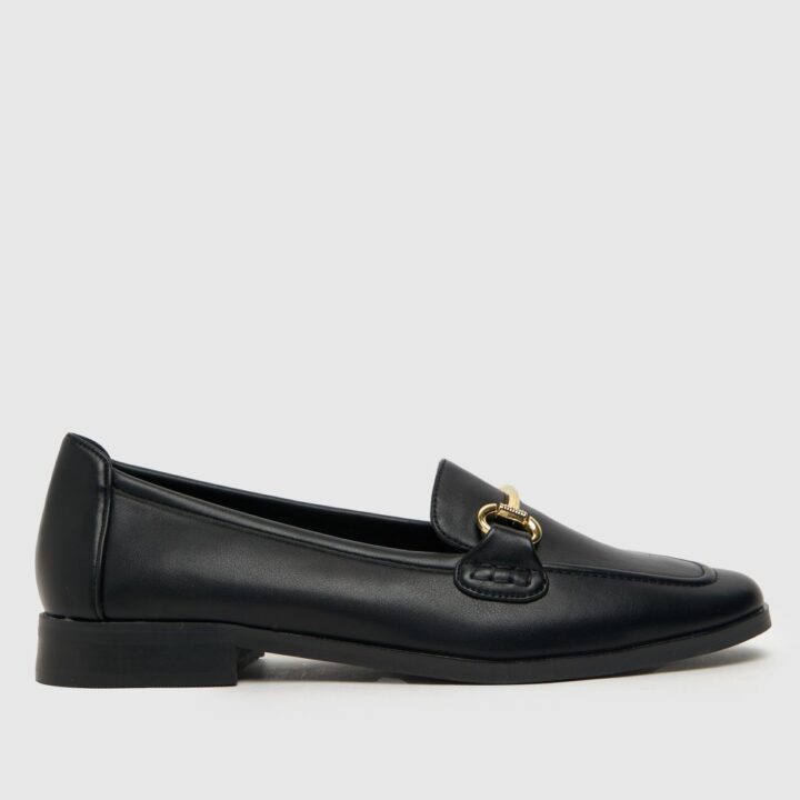 womens schuh lucenna-snaffle loafer in black