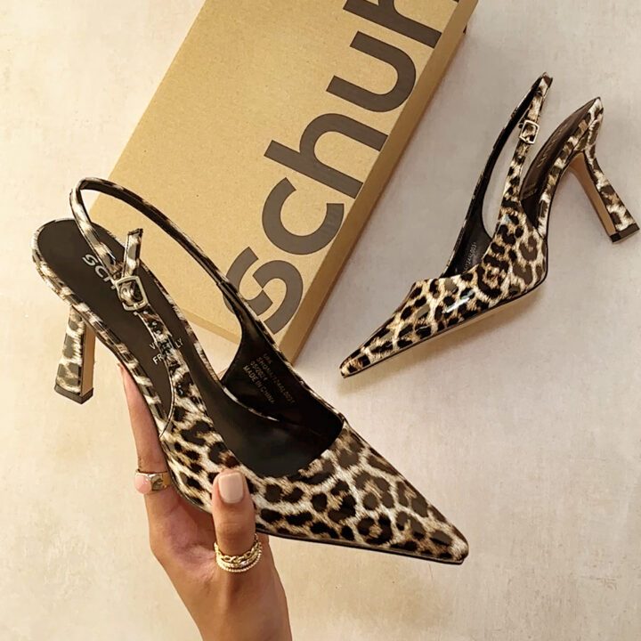 schuh leopard slingback heel