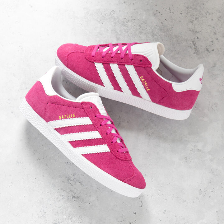 Kids Pink adidas Gazelle trainer