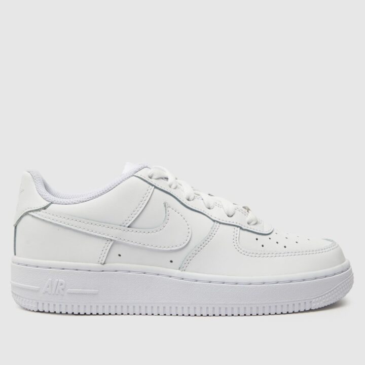 Kids White Air Force 1 trainer