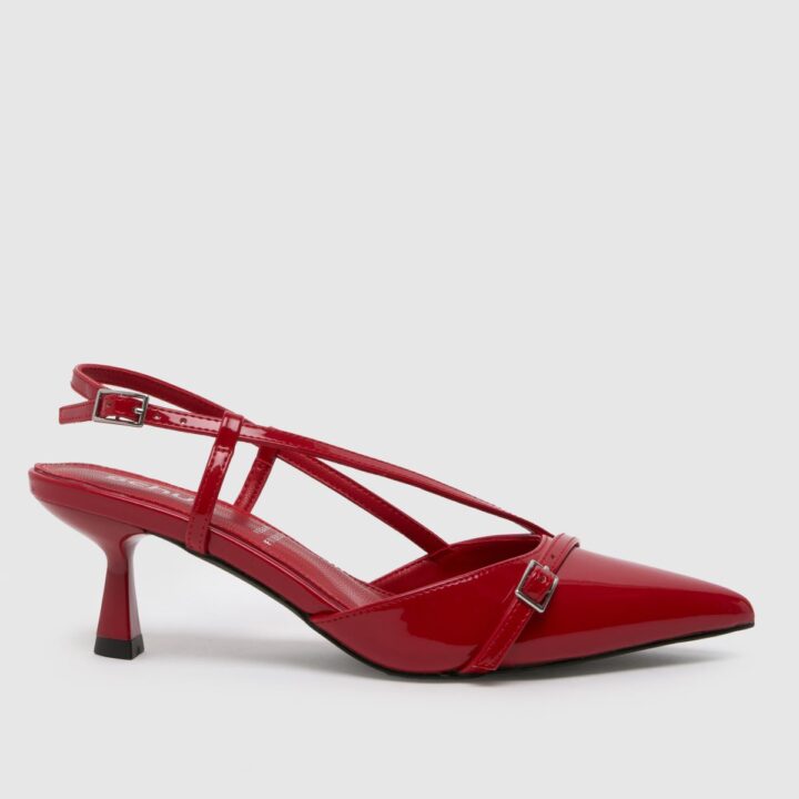 schuh sidney slingback heel red