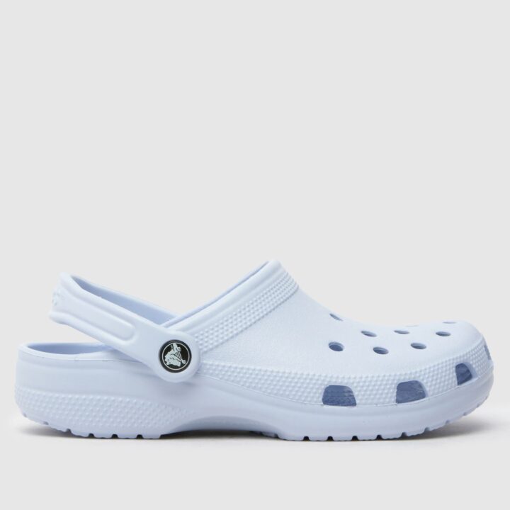 Crocs classic clog sandals in pale blue
