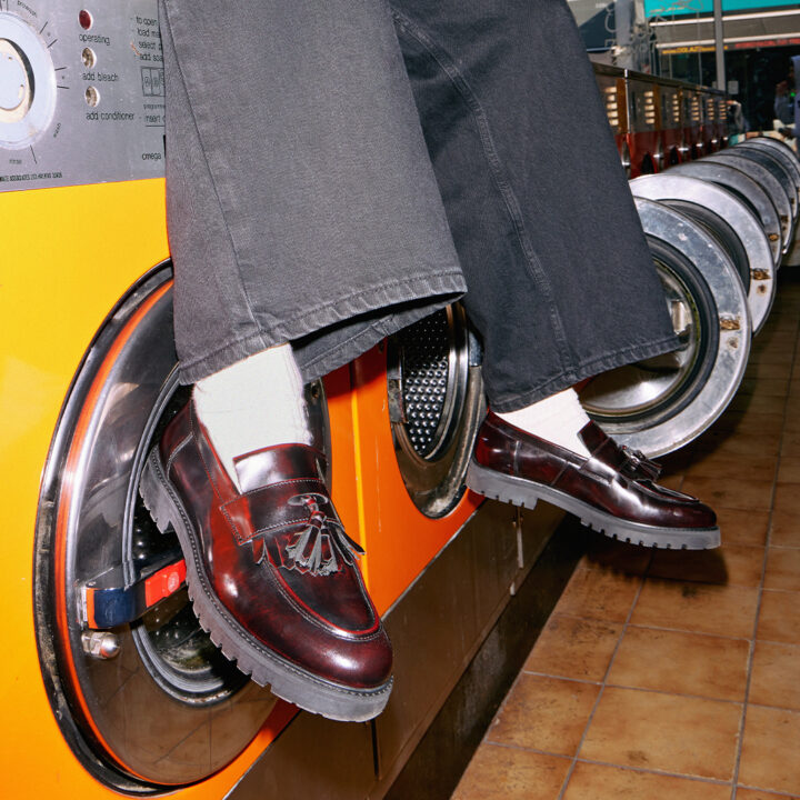 Brown Loafer Style Shoes