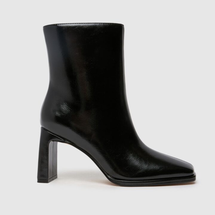 schuh becca square toe heeled boots 