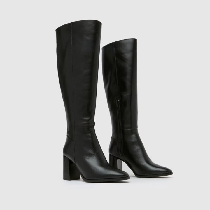 schuh dami leather knee boots