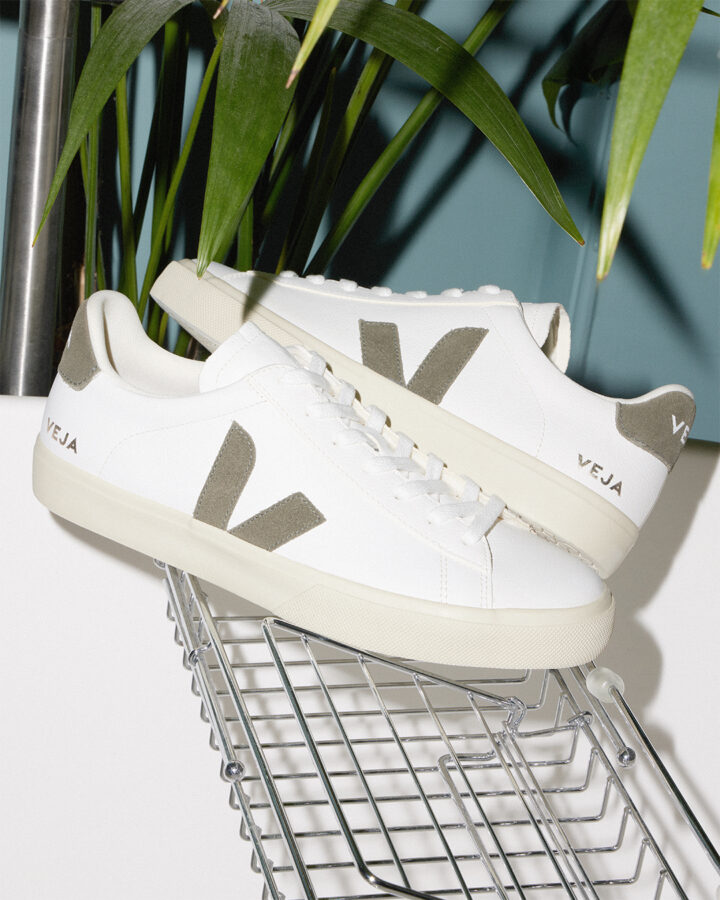 A pair of white VEGA Campos.
